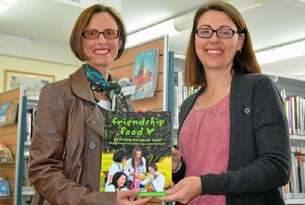 NATURAL PATH: Allora author and business woman Felicity Philp presented Warwick librarian Marianne Potter with a copy of her book Friendship Food, which was published in February. Felicity has recently returned from promoting the book in the USA with co-authors Kate Owen from Goondiwindi and Julie Reardon from northern NSW. NATURAL PATH: Allora author and business woman Felicity Philp presented Warwick librarian Marianne Potter with a copy of her book Friendship Food, which was published in February. Felicity has recently returned from promoting the book in the USA with co-authors Kate Owen from Goondiwindi and Julie Reardon from northern NSW.